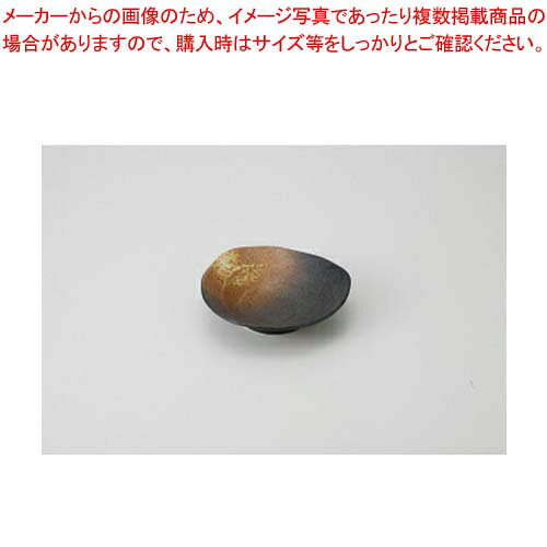 【38H140-17】黒備前吹き 三角4.0浅鉢まごころ第38集【キャンセル/返品不可】【メイチョー】