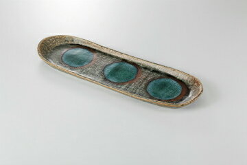 Oval Dishes - 【38K238-10】水月 楕円長皿まごころ第38集【キャンセル/返品不可】【メイチョー】