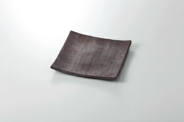 Metallic - 【38K057-19】いぶし黒 正角皿まごころ第38集【キャンセル/返品不可】【メイチョー】