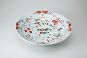 和食器 錦花鳥 尺二盛皿 37K259-07 まごころ第37集 【キャンセル/返品不可】【メイチョー】