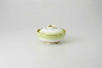 和食器 緑吹金線 京型蓋向 37K284-08 まごころ第37集 【キャンセル/返品不可】【メイチョー】