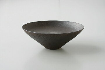 和食器 炭化黒 ハイプレートL 37K018-06 まごころ第37集 【キャンセル/返品不可】【メイチョー】