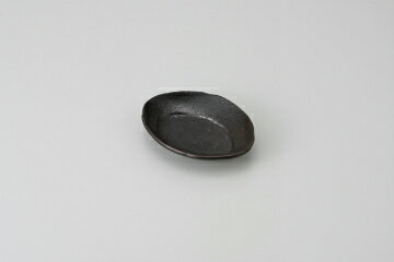 Oval Dishes - 【38K260-24】砂黒 楕円リム小皿まごころ第38集【キャンセル/返品不可】【メイチョー】