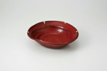 【38K307-02】赤黒釉彩 変形8.0鉢まごころ第38集【キャンセル/返品不可】【メイチョー】