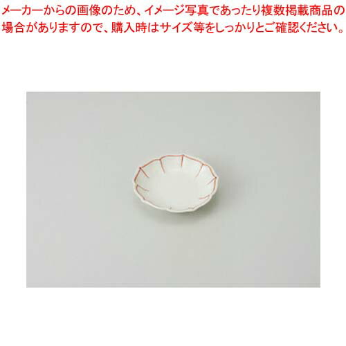 【まとめ買い10個セット品】和食器 赤筋桔梗型 小皿 37M226-04 まごころ第37集 【キャンセル/返品不可】【メイチョー】