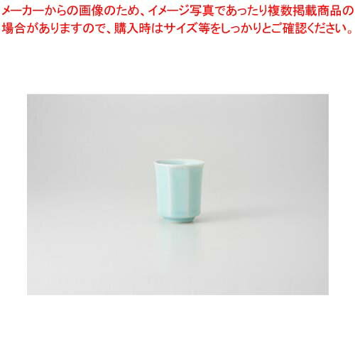 【まとめ買い10個セット品】和食器 青白磁八角 湯呑 37Y306-13 まごころ第37集 【キャンセル/返品不可】【メイチョー】