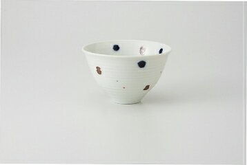 Other - 【38K381-10】染付サビ水玉 飯碗まごころ第38集【キャンセル/返品不可】【メイチョー】