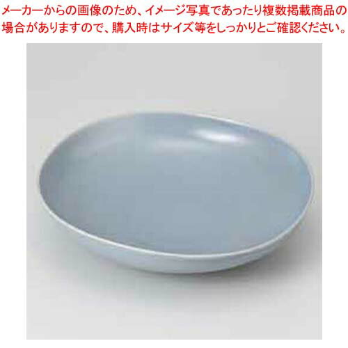 和食器 ナデ角 20cm深皿(マットグレー) 37F279-19 まごころ第37集 【メイチョー】