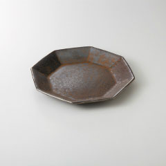 【まとめ買い10個セット品】和食器 熔岩流 八角皿 37K234-10 まごころ第37集 【キャンセル/返品不可】【メイチョー】
