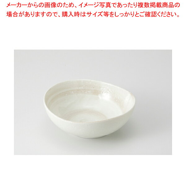 粉引さび刷毛 たわみ4.5鉢 37K105-16【メイチョー】