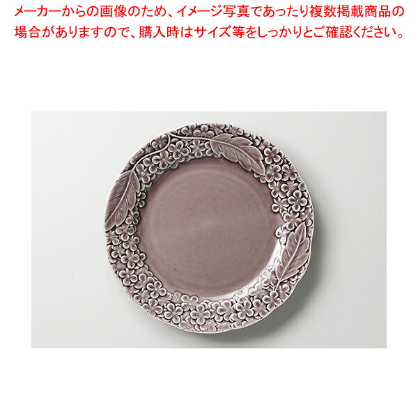 【38F271-14】ortensiaオルテンシア プレートL(バーガン←(この文言は薬事法等に抵触する恐れがあります。)ディ)【メイチョー】
