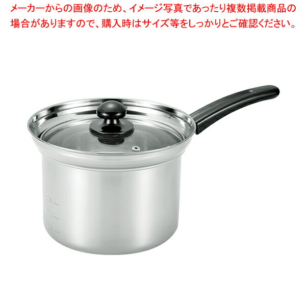 Ih Incompatible - まいにち使いの多用途鍋 深型片手鍋18cm(ザル付)【メイチョー】