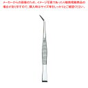 ステンレス製 先曲がりピンセット QQ-506【メイチョー】