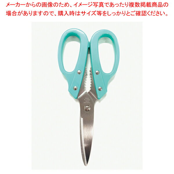取り外し式 カラーキッチンバサミ TY-195S 緑【メイチョー】