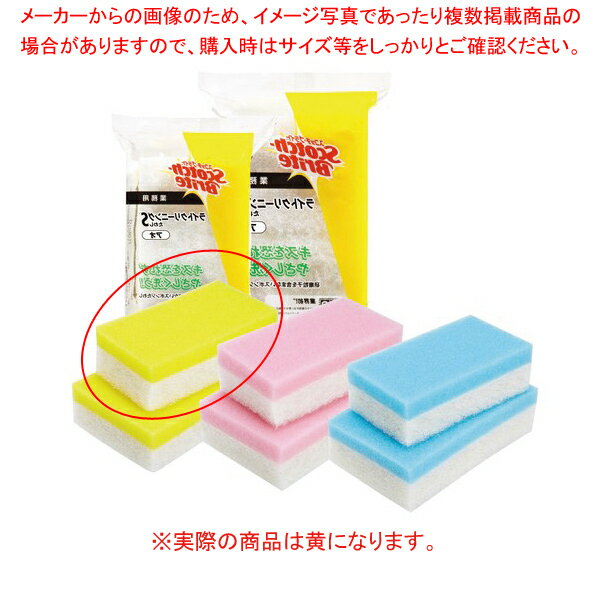 【まとめ買い10個セット品】3M ライトクリーニングたわしL 黄 (単品)【メイチョー】