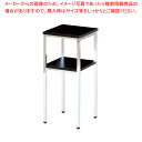 電話台 メッキ ブラック T30BM 【メイチョー】