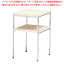 電話台 メッキ アイボリー T45WM 【メイチョー】