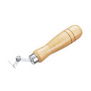 18-0 木柄 芽取器(太) 140mm【メイチョー】