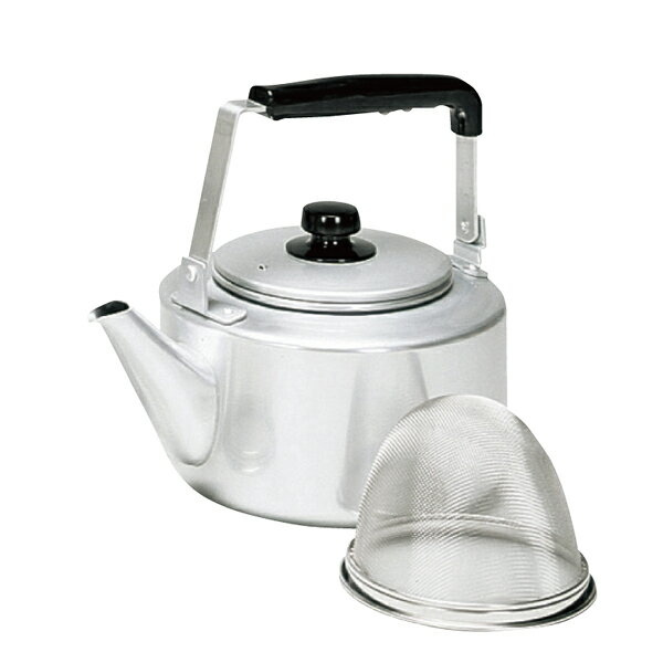 アルミ　茶こし付大型ケットル　8L【メイチョー】