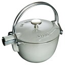 ストウブ ティーポット 1.15L グレー 40509-420 16.5cm【メイチョー】(3)