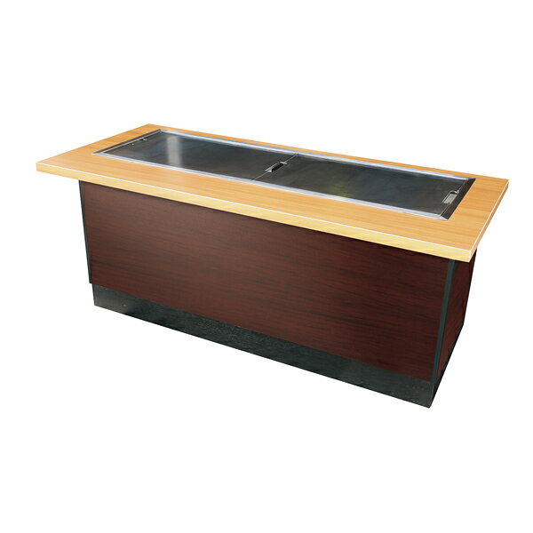 【まとめ買い10個セット品】IKKお好み焼きカウンター　IM-7240L　ケヤキ　13A【メイチョー】のサムネイル