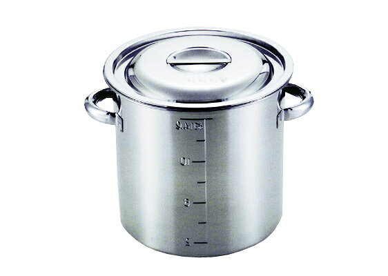 モリブデン 目盛付寸胴鍋 33cm 11833【メイチョー】