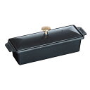 【まとめ買い10個セット品】ストウブ レクタンギュラーテリーヌ 30×11cm 黒 40509-575 1.45L【メイチョー】