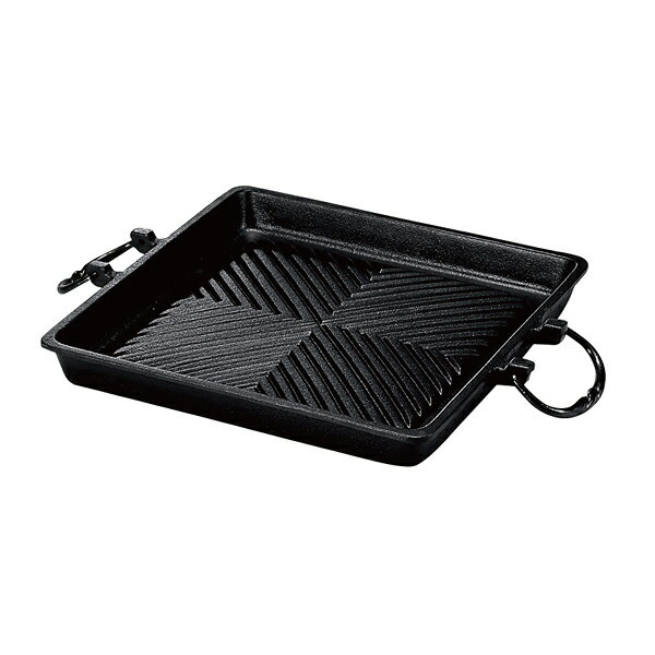 アサヒ　焼肉プレート角型 A-830-6　(285×290×H35)【メイチョー】