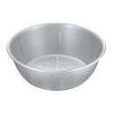 【まとめ買い10個セット品】アルマイト 水切ザル(穴明ボール) 45cm【メイチョー】