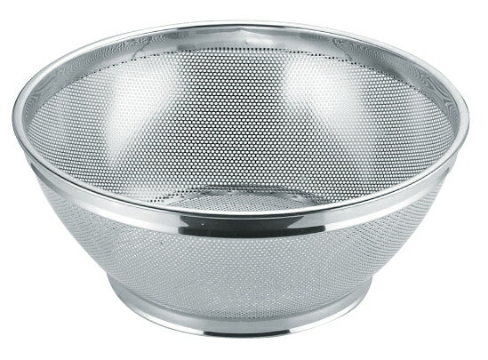 18-8 パンチング 浅型ザル 50cm φ2.2 9907050【メイチョー】