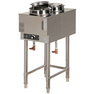 商品の仕様●電気容量1φ200V：1.2kw●定格最大電流 (A)：6.0●接続法リード線2mプラグ付：接地2P-20A●外形寸法(mm)：前幅350×奥行600×高さ800●付属品インセットポット：2(φ240×H205)●給水接続口(A)15×1排水接続口(A)15×1※商品画像はイメージです。複数掲載写真も、商品は単品販売です。予めご了承下さい。※商品の外観写真は、製造時期により、実物とは細部が異なる場合がございます。予めご了承下さい。※色違い、寸法違いなども商品画像には含まれている事がございますが、全て別売です。ご購入の際は、必ず商品名及び商品の仕様内容をご確認下さい。※原則弊社では、お客様都合（※色違い、寸法違い、イメージ違い等）での返品交換はお断りしております。ご注文の際は、予めご了承下さい。　---------------------------------------------------------------------------こちらの商品は、ご注文後1週間以内に配送の日程についてのご連絡を致します。ご不在、弊社からの連絡メールの不達などでご連絡がとれないお客様のご注文に関しては一旦キャンセルとさせて頂き再度ご相談させて頂くこともございます。また、銀行振込を選ばれたご注文で1週間以内にご入金がない場合、一旦キャンセルとさせて頂きますのであらかじめご了承ください。---------------------------------------------------------------------------