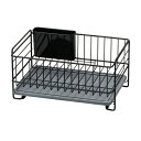 【まとめ買い10個セット品】スキット 珪藻土トレー水切りバスケット(ミニ)(ブラック)【メイチョー】