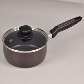 パール金属 ニューチャコ ふっ素加工IH対応ガラス蓋付片手鍋16cm HB-1667【お鍋 調理器具鍋 人気 鍋 ブ..