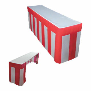 紅白テーブルクロス　受注生産品【メイチョー】