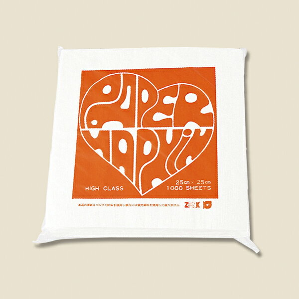 【まとめ買い10個セット品】ナプキン 平判ナミ型 1000枚ポリ入【メイチョー】