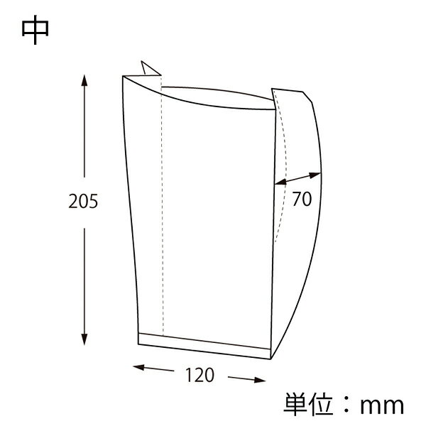 【まとめ買い10個セット品】HEIKO 窓付耐油ガゼットパック 中 白無地 100枚【メイチョー】 3