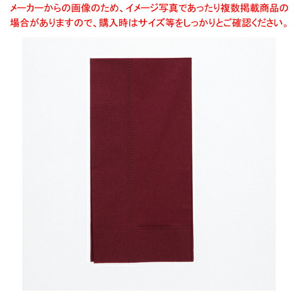 【まとめ買い10個セット品】オリエンタル紙業 2plyナプキン 45cm角 ワインレッド 50枚【メイチョー】
