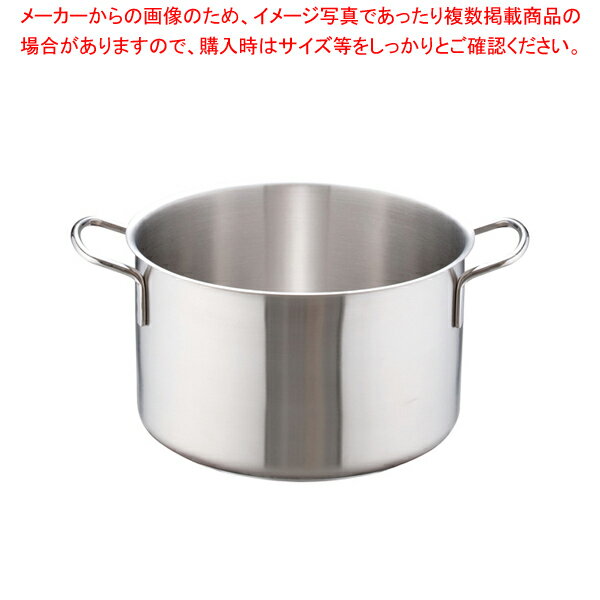 ムラノ インダクション18-8半寸胴鍋 (蓋無)32cm【ずんどう ラーメン 半寸胴鍋 おでん用 鍋 寸胴型 ずんどうなべ 人気の鍋 寸胴 業務用 半寸胴鍋 ラーメン用 鍋 ずん胴 おでんの鍋 寸胴なべ スープ 寸胴 スープ鍋 業務用鍋 カレー スープ用鍋】【メイチョー】