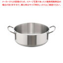 【まとめ買い10個セット品】ムラノ インダクション 18-8外輪鍋 (蓋無)28cm【 両手鍋 IH IH対応 お鍋メーカーランキング 業務用鍋通販 おすすめ鍋...