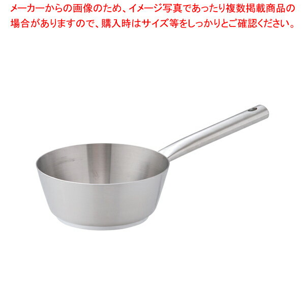 ムラノインダクション18-8テーパーパン 16cm【片手鍋 人気の鍋 使いやすい鍋 ランキング 煮物鍋】【メイチョー】
