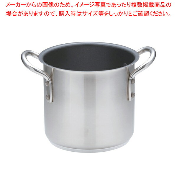 ムラノ インダクション テフロンセレクト 寸胴鍋(蓋無)16cm【寸胴鍋 ずんどうなべ 人気の鍋 寸胴 業務用 寸胴鍋 ラーメン用 鍋 ずん胴 おでんの鍋 寸胴なべ ラーメン スープ 寸胴 スープ鍋 業務用鍋 カレースープ用鍋】【メイチョー】