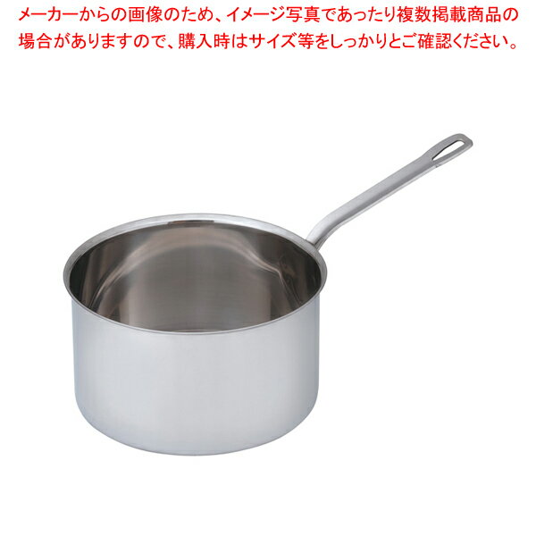 SAパワー・デンジ シチューパン(蓋無) 24cm【シチューパン 片手鍋 IH 100V対応 200V対応 業務用】【メイチョー】