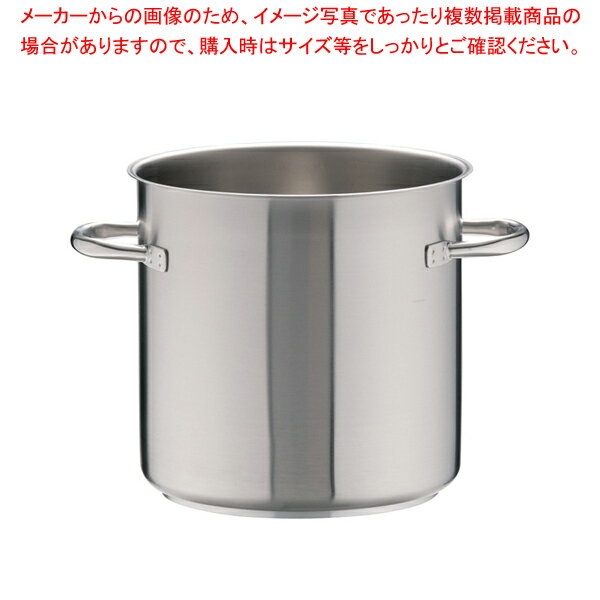 パデルノ 18-10寸胴鍋 (蓋無) 1001-24【寸胴鍋 業務用寸胴鍋 寸胴ラーメン スープ鍋 業務用鍋 寸胴鍋 ずんどう ラーメン 業務用パスタ鍋 寸胴型 両手鍋 ステンレス寸胴鍋 ステンレス製寸胴鍋 業務用鍋 おでん用鍋 通販】【メイチョー】