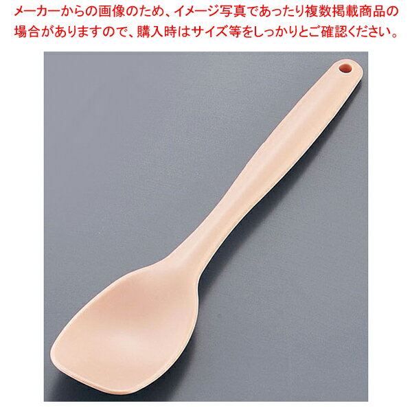 【まとめ買い10個セット品】ニュー シリコンクリーンヘラ スプーン型 小 ピンク【 ゴムヘラ スパテラ ゴムヘラ スパテラ シリコン 業務用】【メイチョー】