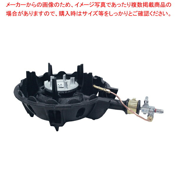 ハイカロリーコンロ 一重型 MDX-148P P付 13A【メイチョー】