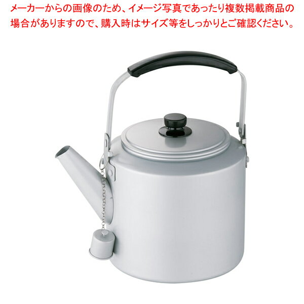 【まとめ買い10個セット品】アルマイト シルバーハイケットル大型 (キャップ付き) 10L【メイチョー】