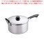 18-0深型ソースパン 23cm【 ih用ソースパン IH対応おしゃれソースパン 業務用ソースパン スープ鍋 お味噌汁鍋 ソース鍋プロ愛用 】 【メイチョー】