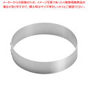 アルミ トルテリング 18cm【ケーキリング】 【バレンタイン 手作り トルテ型 ケーキリング セルクル 丸 セルクルリング アルミ 製菓用具 製菓 道具 お菓子作り業務用】【メイチョー】
