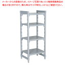 【まとめ買い10個セット品】360ソリッド型 カムシェルビングセット 36× 76×H163cm 5段【シェルフ 棚 収納ラック シェルフ 棚 収納ラック 業務用】【メイチョー】(3)