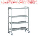 【まとめ買い10個セット品】610ベンチ移動カムシェルビングセット 1820×H1700 4段【人気 おすすめ 業務用 販売 楽天 通販】【メイチョー】